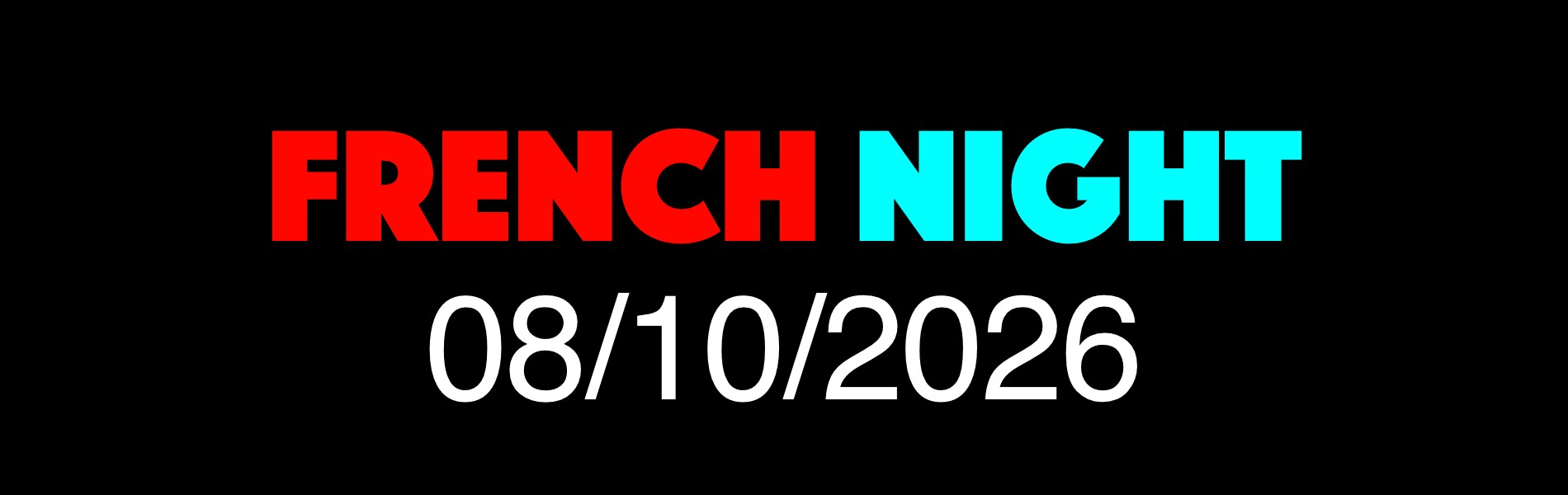 FRENCH NIGHT 08/10/2026