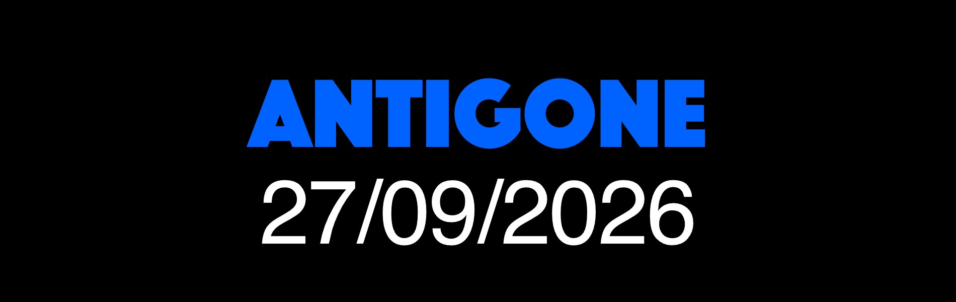 ANTIGONE 27/09/2026