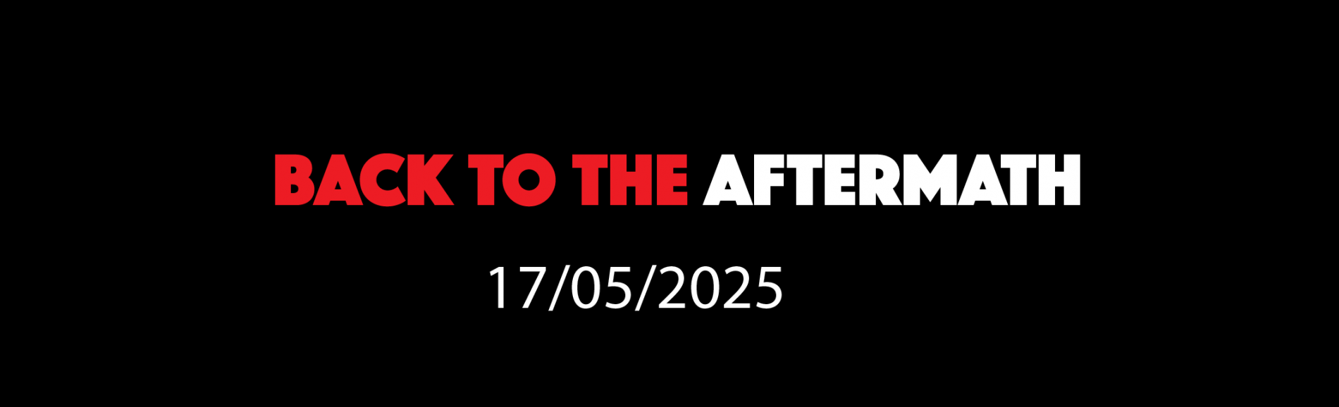 CHORUS AT THE AFTERMATH 17/05/2025