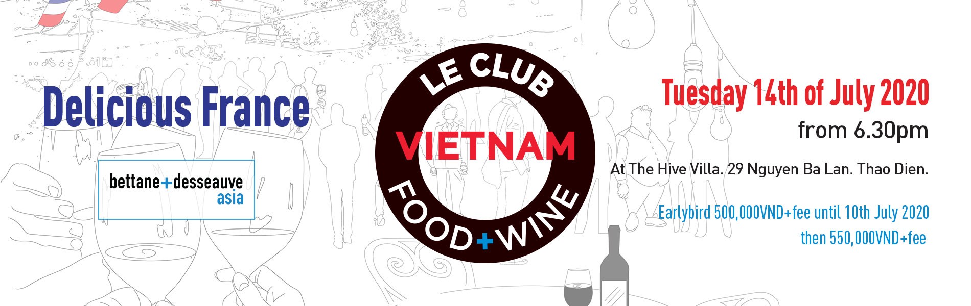 Le Club - Delicious France - Pop Up  - Ho Chi Minh City