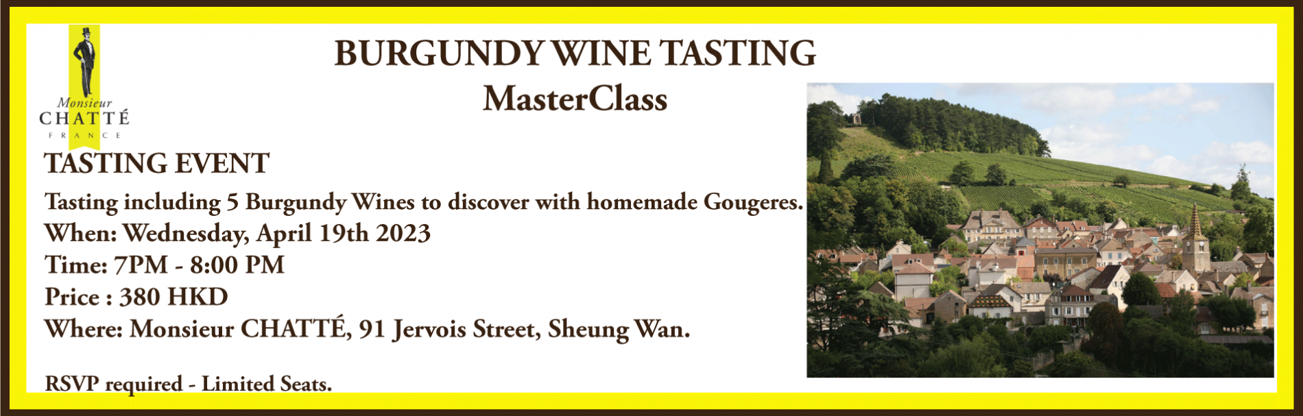 BURGUNDY WINE TASTING MASTERCLASS
